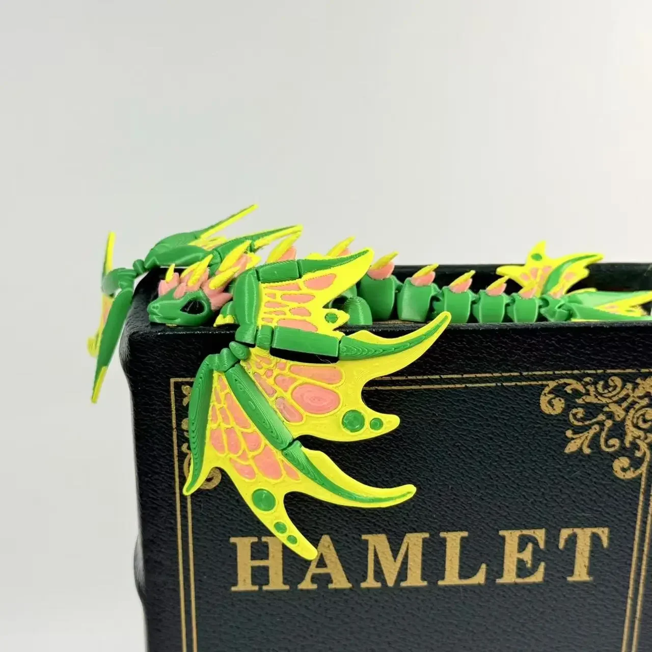 Simulatie Draak Model Gezamenlijk Beweegbaar 3D-geprint Keizer Draak Desktop Decoratief Schattig Aantrekkelijk Kleuraanpassing Klein Ornament