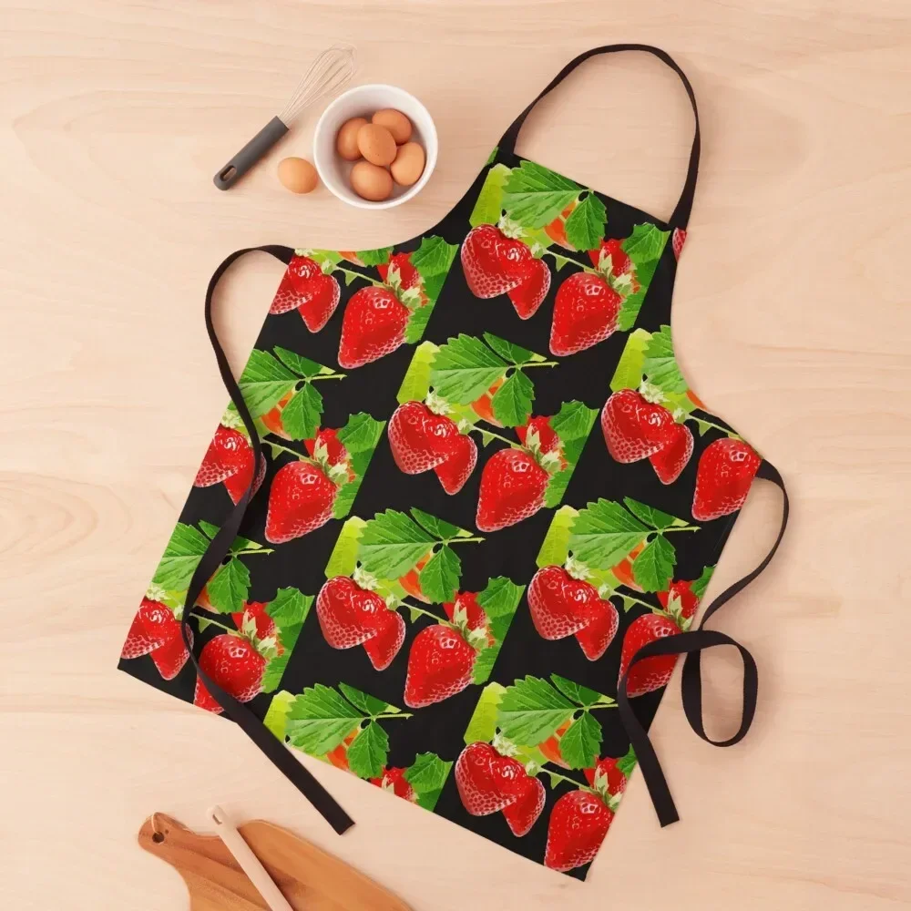 

Good strawberries. Apron Customizable Kitchen Household Items New year's Bib For Kitchen Apron