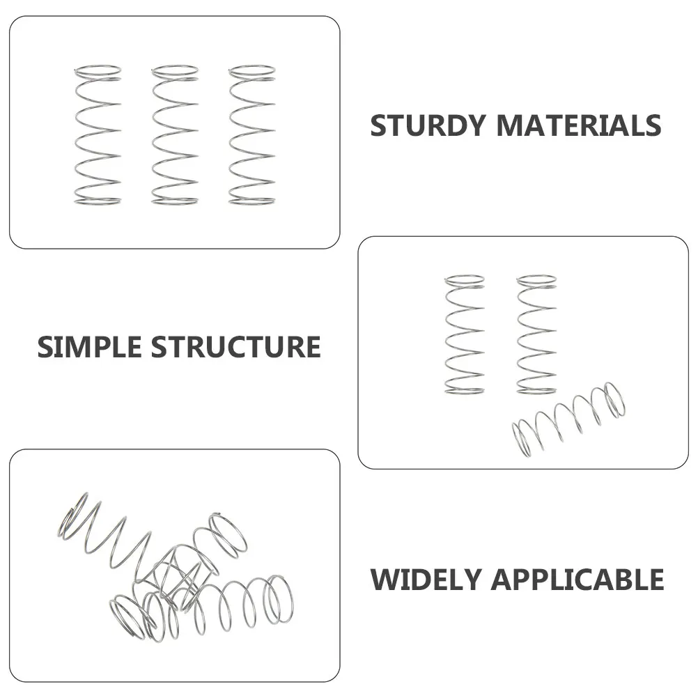 

6 Pcs Piston Button Spring Musical Instrument Parts Trumpet Accessories Replaceable Fittings Replacements for Silver