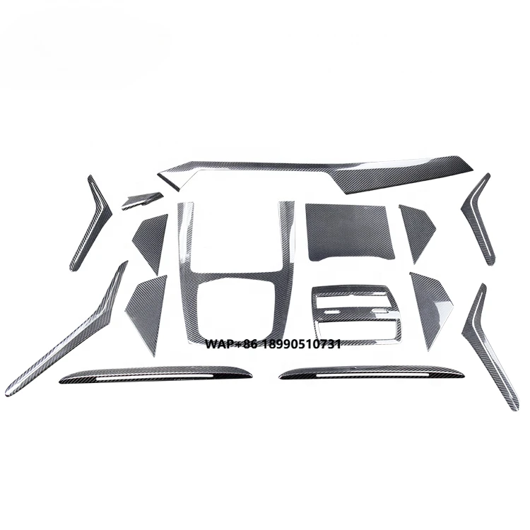 

Real Dry Carbon Fiber Interior Kits Dashboard Cover Center Console Panel Door Trims for X5 G05 X7 G07 2019up