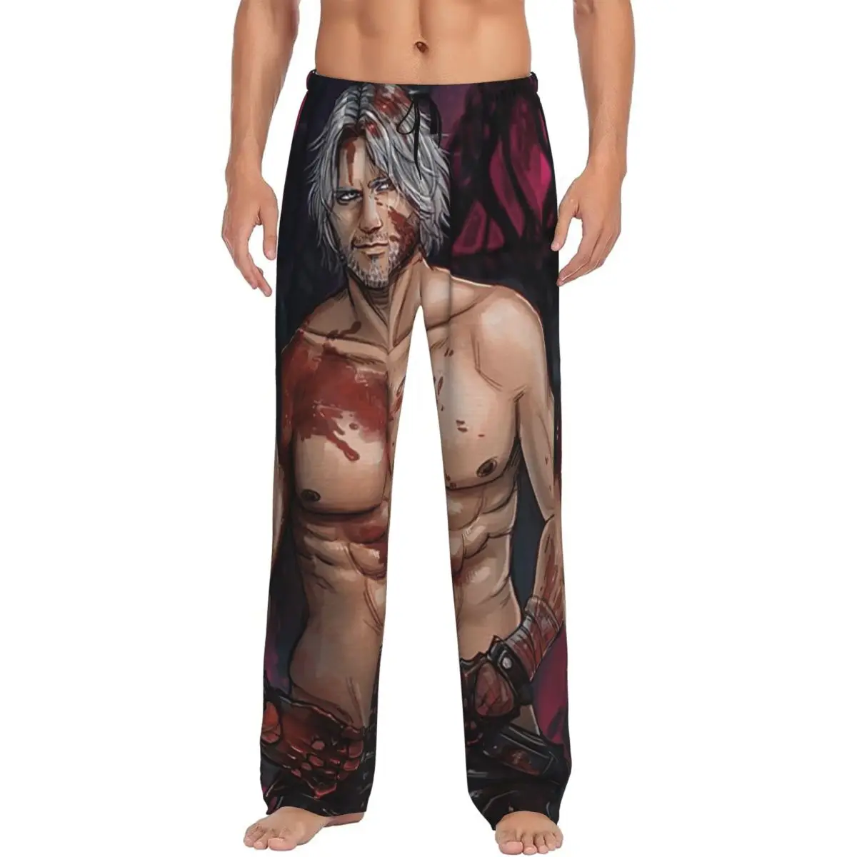 

Custom Dante Devil May Cry Classic . Pajama Pants Men Sleepwear Sleep Lounge Bottoms with Pockets
