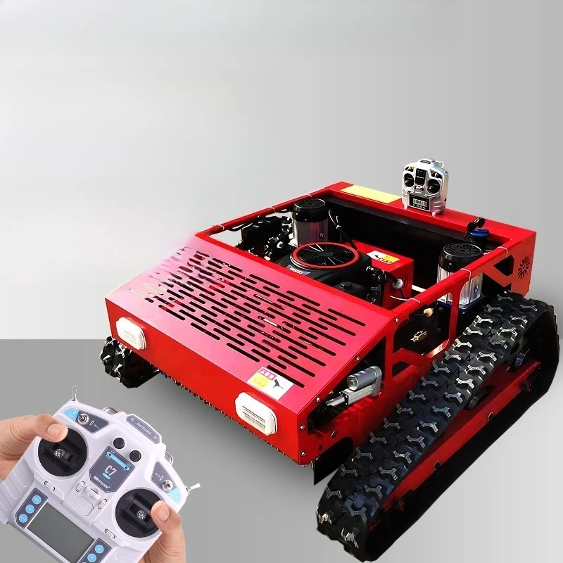 

Remote control lawn mower crawler all-terrain small automatic multi-function