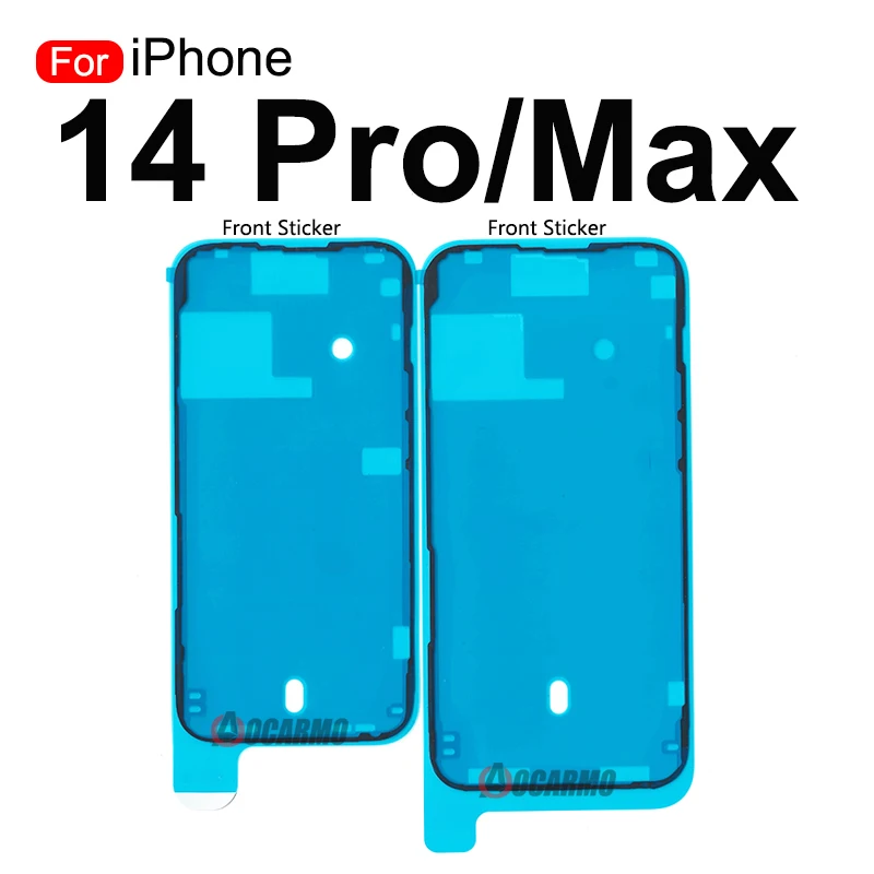 Adhesivo impermeable para pantalla LCD frontal de iPhone 14 Pro Max 14Pro, pegatina de pegamento para batería trasera