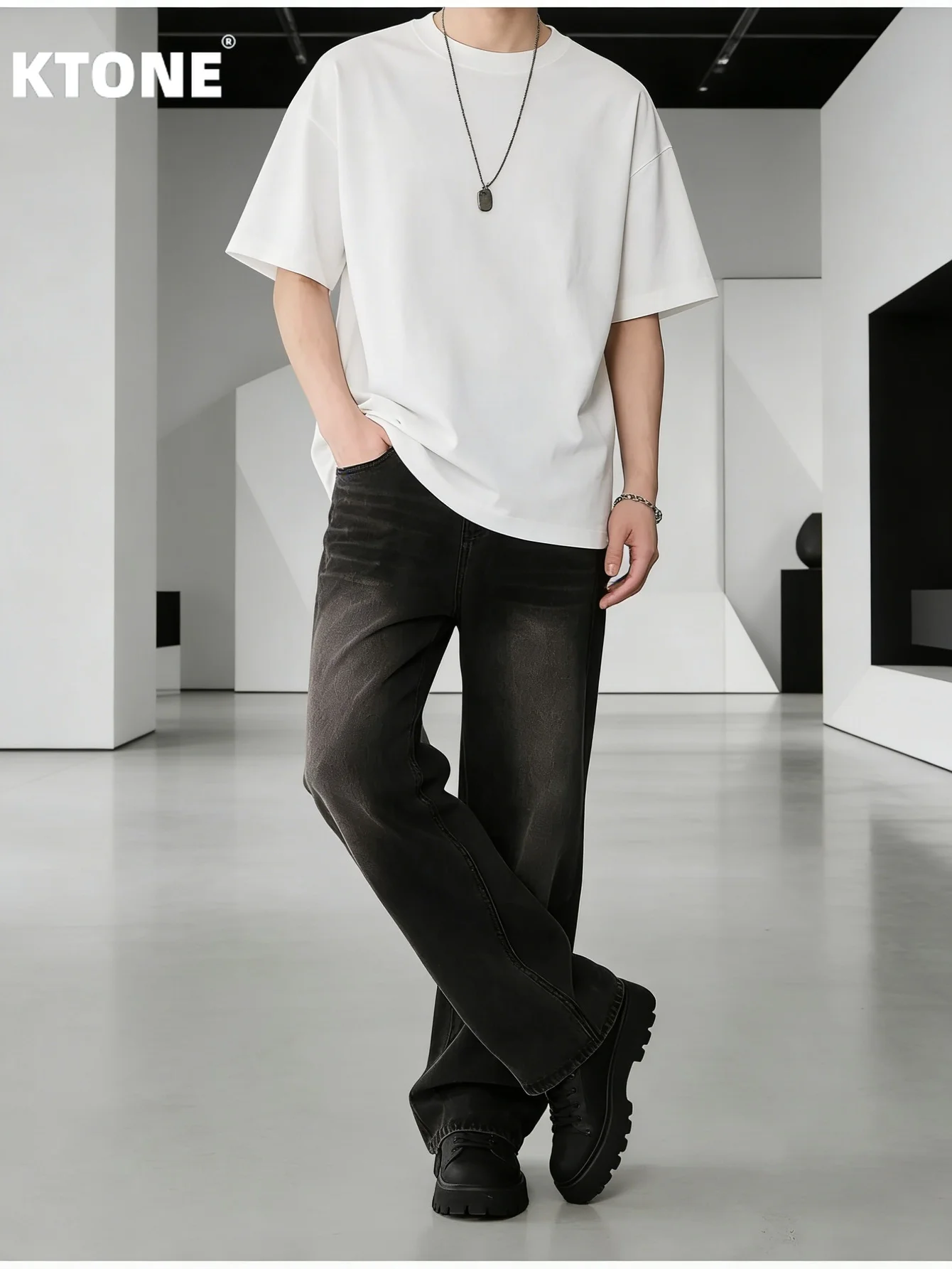 Baggy Black Jeans Pants Unisex For Man Y2K Drip Original No accessories or belts included
