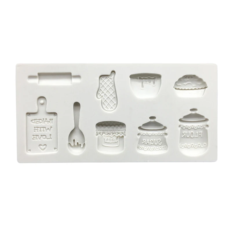 Bakeware Tools Shape Silicone Sugarcraft Mold Chocolate Candy Fondant Cake Decorating Tools