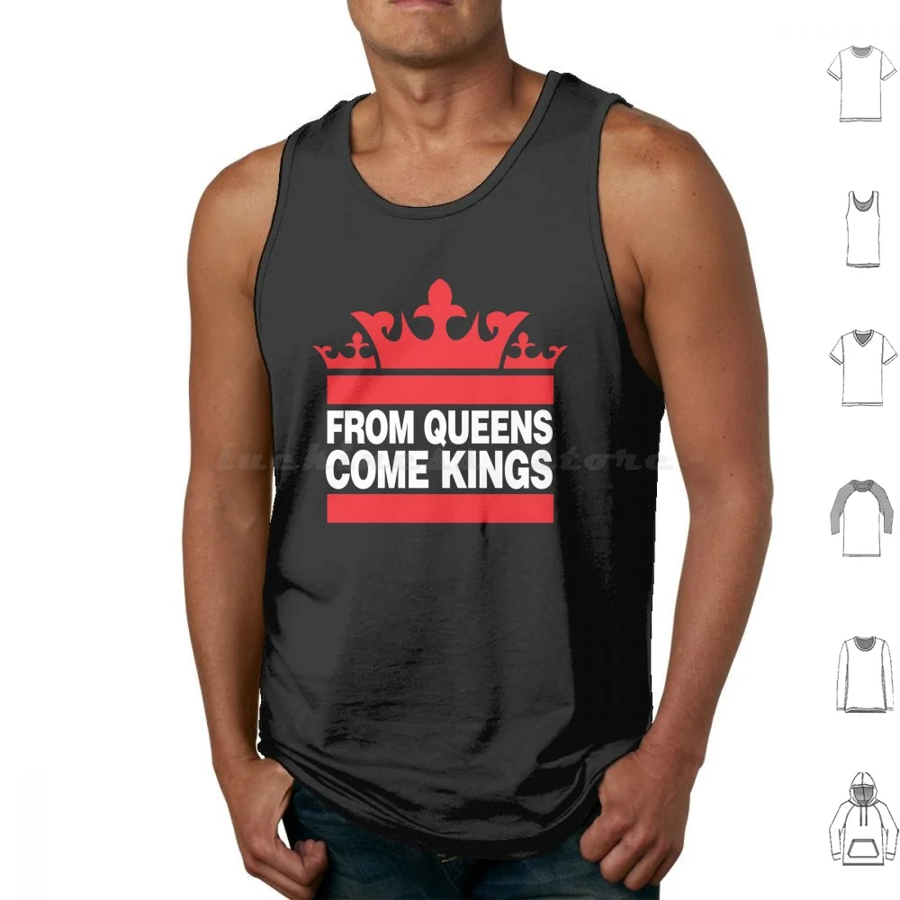 From Queens Come Kings Tank Tops Vest Sleeveless Hip Hop Hip Hop Head Real Hip Hop Hip Hop Culture Underground Hip Hop