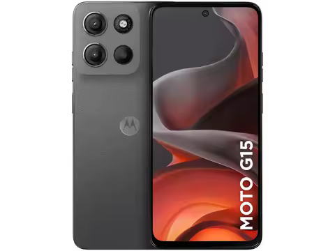 Smartphone Motorola Moto G15 256GB Grafite 4G 12GB 6,7" Câm. Dupla Selfie 8MP