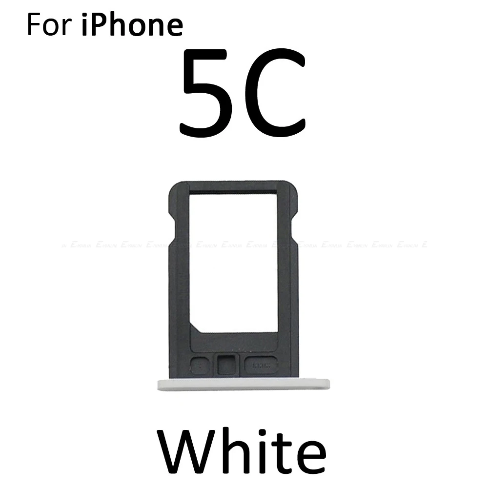 For iPhone 4 4S 5 5S SE 5C Sim Card Tray Slot Holder Adapter Repair Parts