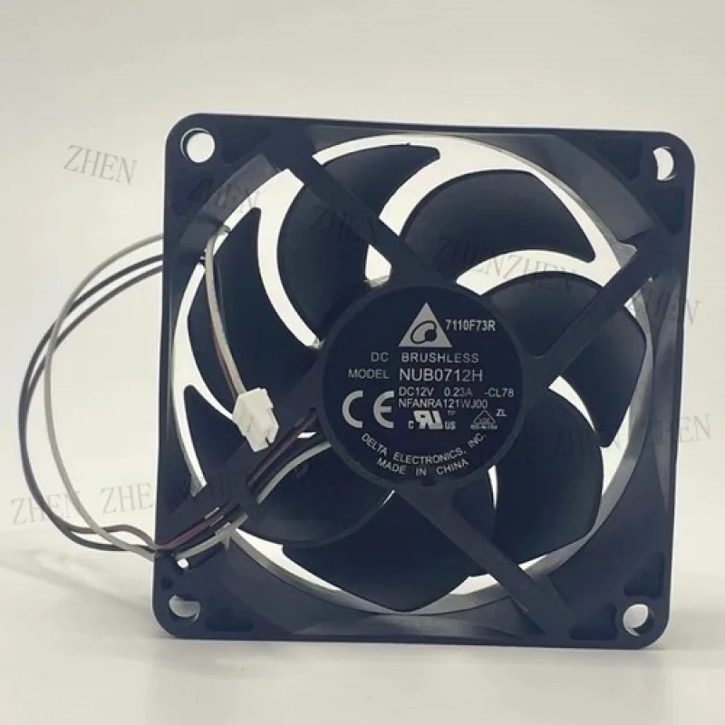

Y FOR 1pc NEW Delta NUB0712H 12V 0.23A 3-Wire cooling fan # QW.