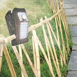 Lámparas solares tipo Clip para jardín, iluminación impermeable con Sensor de movimiento para camino al aire libre, decoración de jardinería, hogar