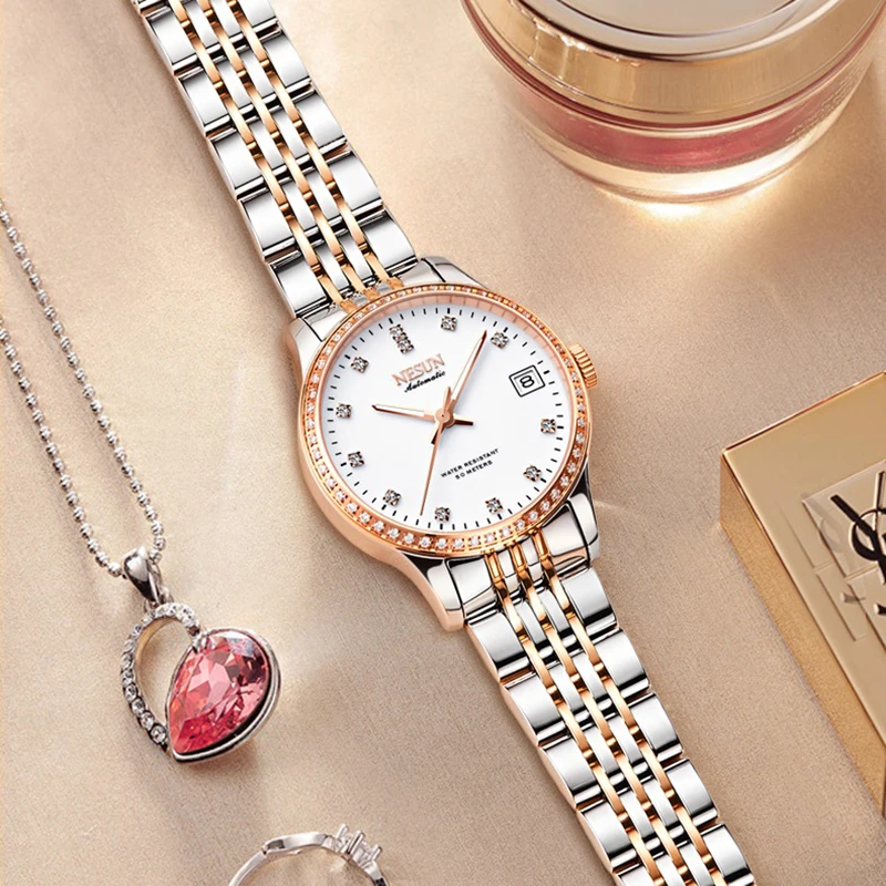 Nesun presente masculino relógio mecânico relógio mecânico automático relógio mecânico feminino presente do dia dos namorados pulsowa