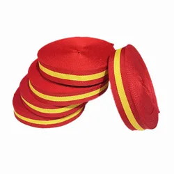 20-15mm 20yard Plaid Polyester Ribbon Flag Grosgrain Ribbon for Bag Belt Wedding Home Decor