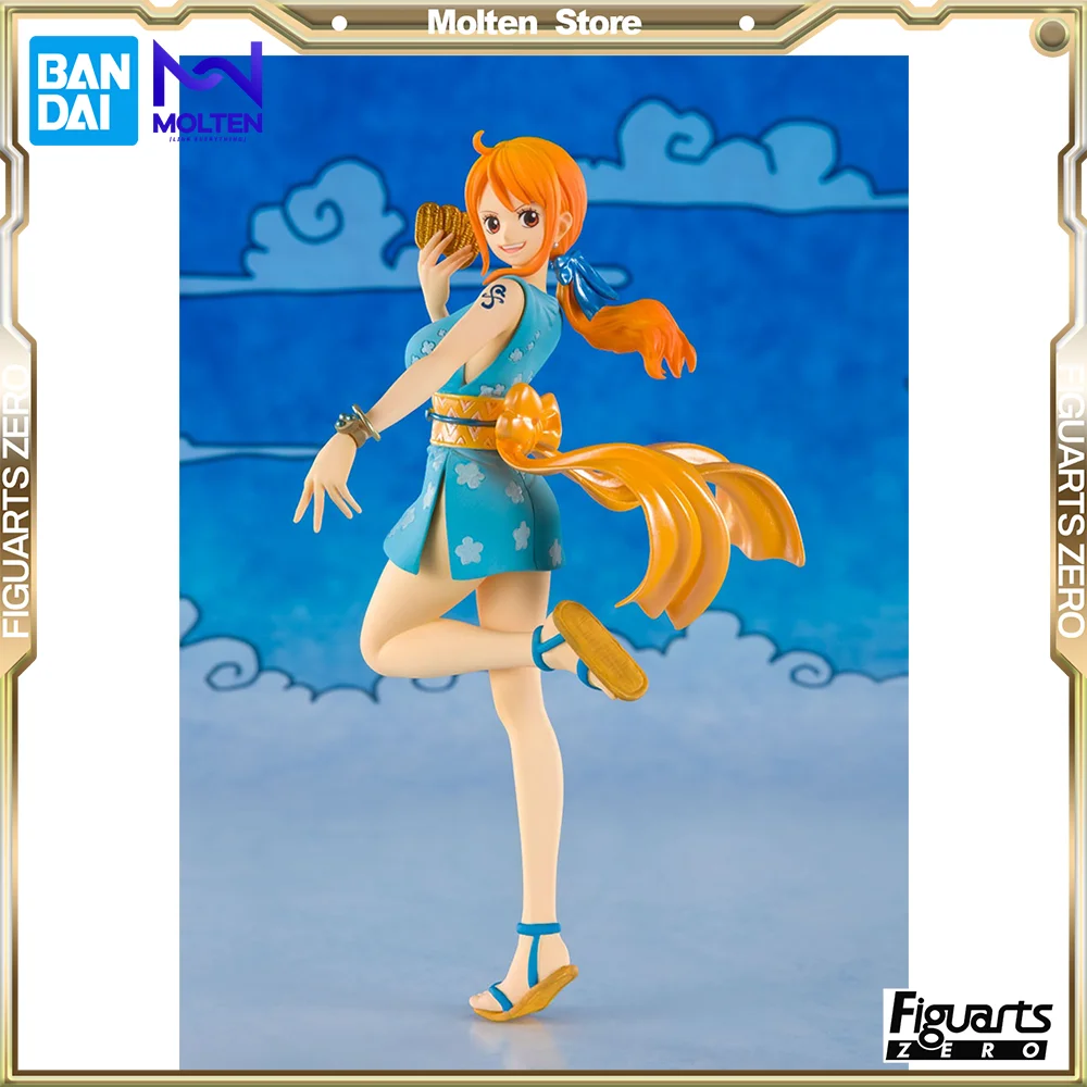 

BANDAI Original Figuarts ZERO Wano country Nami One Piece Anime Action PVC Figure Complete Model (Onami)