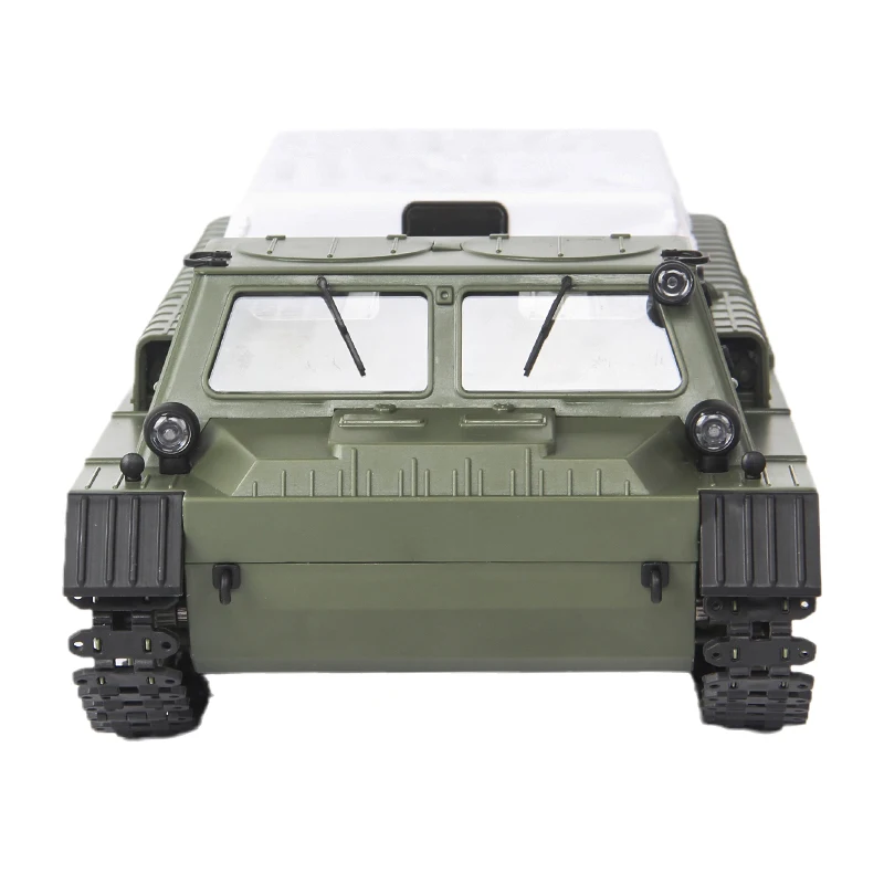 WPL E1 1/16 2.4G 4WD zbiornik RC Crawler Transport samochody zdalnie sterowane ciężarówki pełna kontrola Propotional modele pojazdów zabawki dla