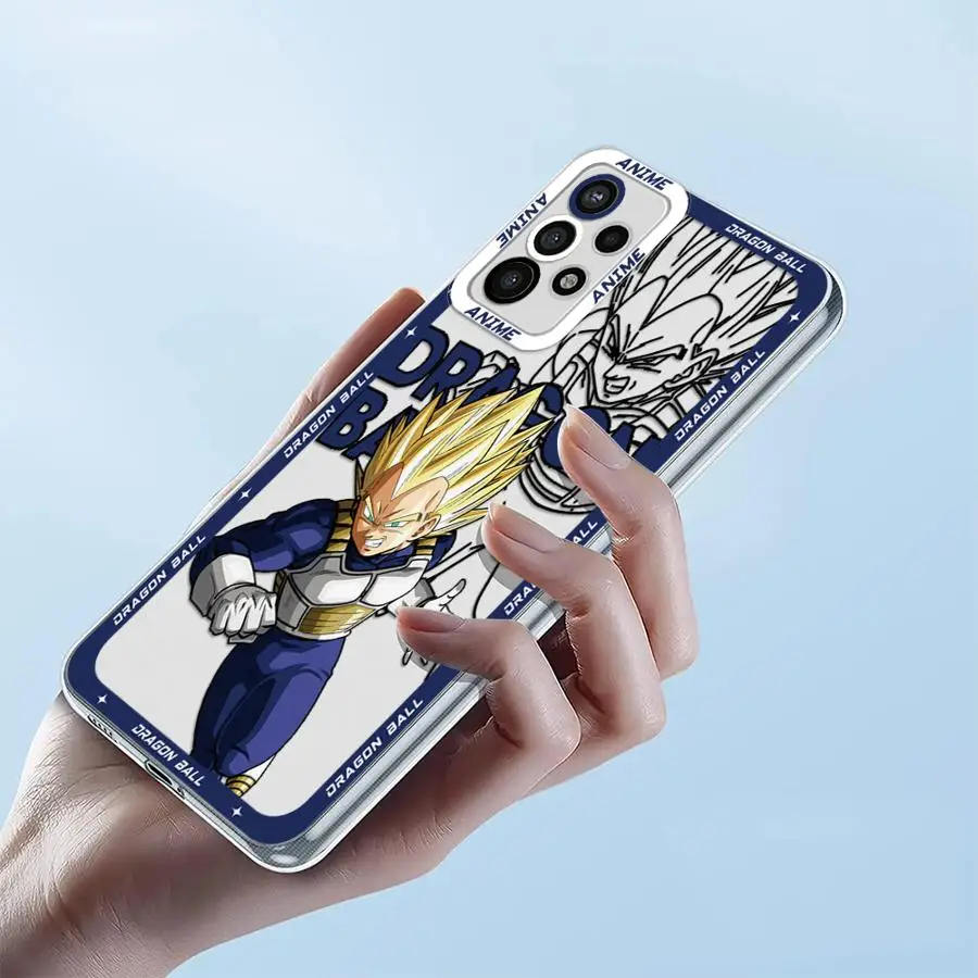 حافظة لهاتف سامسونج جالاكسي A32 A51 A50 A71 A52 A52s A72 A31 A12 A16 A17 A21s غطاء هاتف ناعم شعبي لعبة دراغون بول جوكو فيغيتا