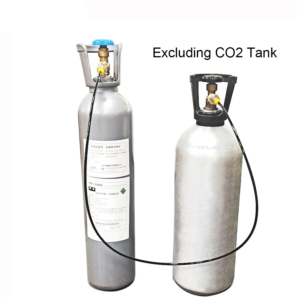 Imagem -05 - Estação de Recarga de Co2 e Tanque de Argônio Transferência de Carga Co2 Tanque Estação de Transferência 1.5m 5ft Mangueira W21.814 com 250bar Calibre Bomba Rpv Adaptador