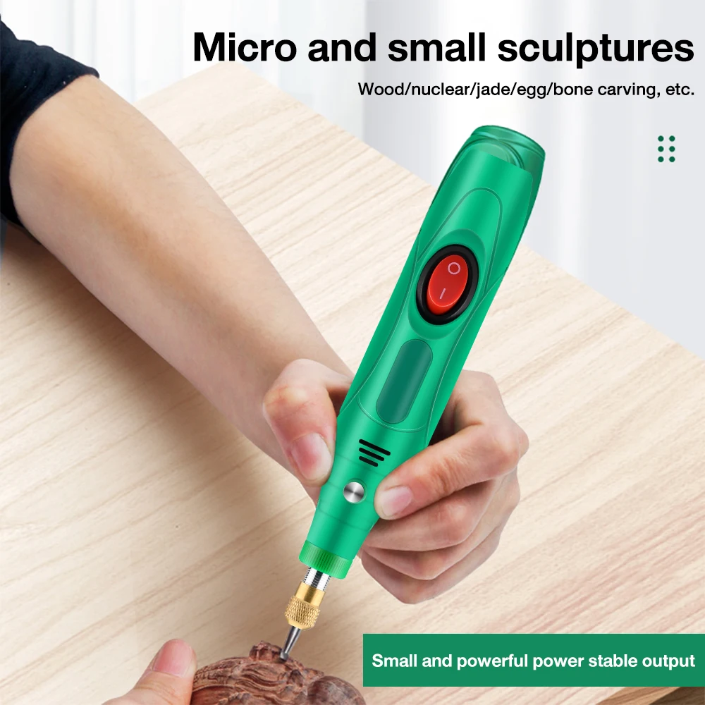 100-240V Mini Electric Drill Multi-function Electric Grinding Polishing Drill Grinder DIY Jade Wood Engraving Pen Power Tools