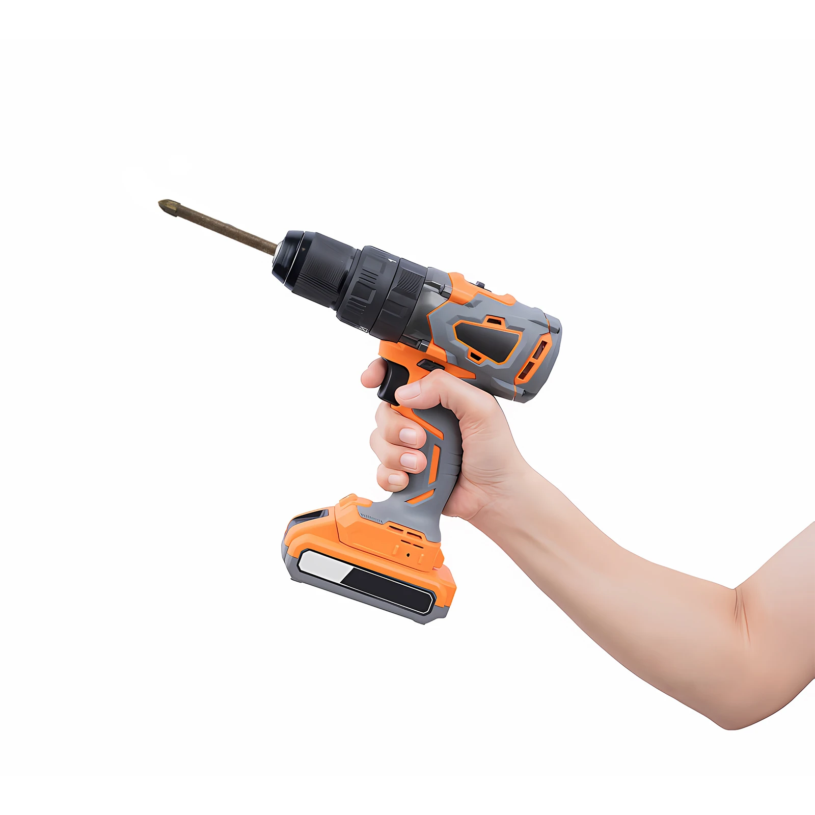 Burning Prevention Construction Projects Triangle Hole Opener Hex Tile Drill Mixing Mud Porcelain Bricks Stable And Powerful