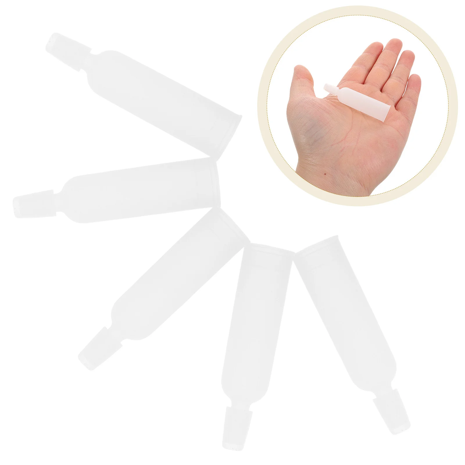 

10pcs Silicone For Dual Compartment Water Powder Bottles Precision Liquid Transfer Tool Cosmetics Medicines Perfumes Refillable