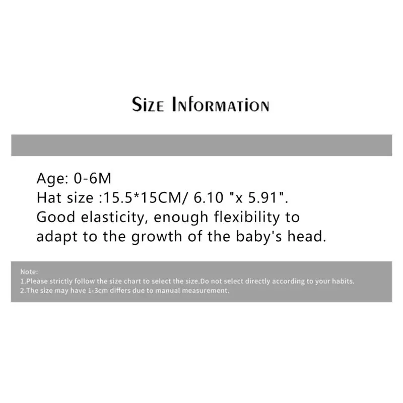 6 Pcs/Lot Fashion Solid Striped Cute 0-6Months Newborn Boy Girl Hats Cotton Soft Infant Warm Caps Baby Accessories