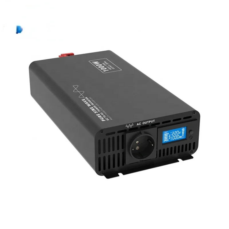 1000W Inverter DC 12V 24V 48V to AC 120V 60Hz 1000 Watts DC to AC Pure Sine Wave Power Inverter