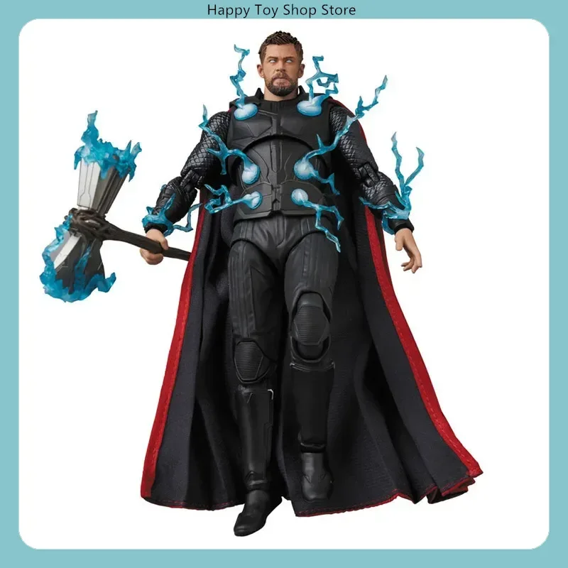 

Мстители Тор Одинсон 16 см шарнирная фигурка из ПВХ с боевым топором, украшение для рабочего стола, подарок