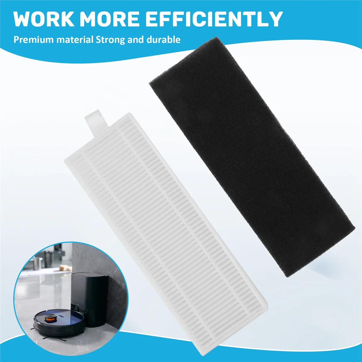 【Buy&It$Now】Roller Side Brush Filter for ILIFE T20s Robot Vacuum Vacuum Cleaner Replacement Spare Parts