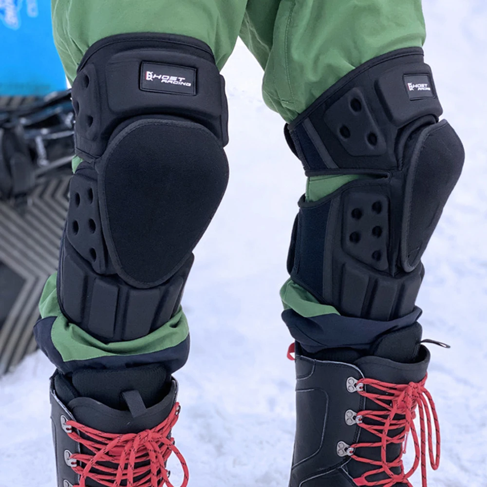 

Winter Keep Warm Knight Gear Motorcycle Knee Pads Men's Motorcycle Ride Protection Motorbike Motocross Knee Protector Guard
