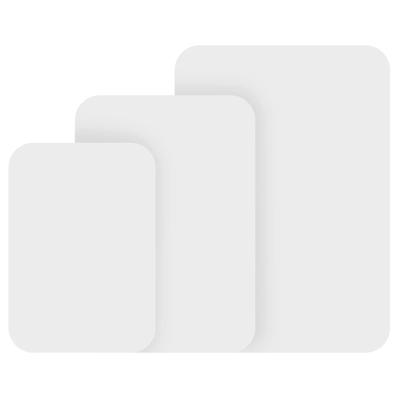 3 قطعة سبورة بيضاء مزدوجة الجوانب لوحة مسح جاف صغيرة Mdf لوح كتابة لطلاب المكاتب الفصول الدراسية الاستخدام الشخصي قابل للمسح الأبيض