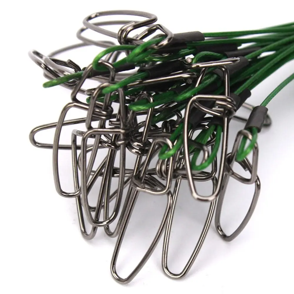 

10pcs 50cm Sea Fishing Steel Wire 150LB Tension 1mm Diameter Fishing Leader Line Durable Anti-bite Lure Fishing-line Sea Fishing