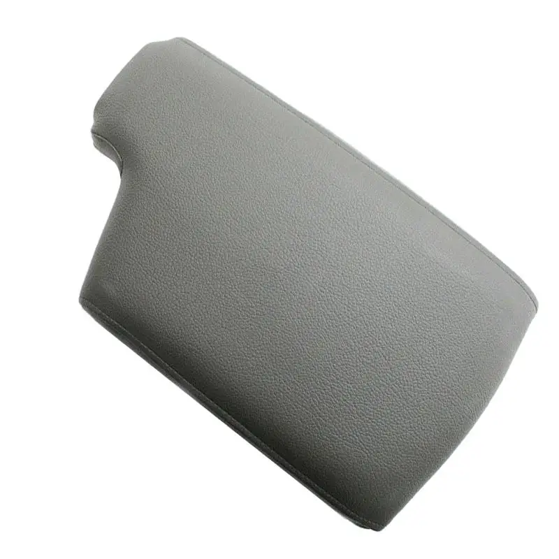 

New Grey Car Front Center Console Armrest Box Lid Cover Trim Fit for BMW 3 Series E90 E91 E92 E93 PU Leather