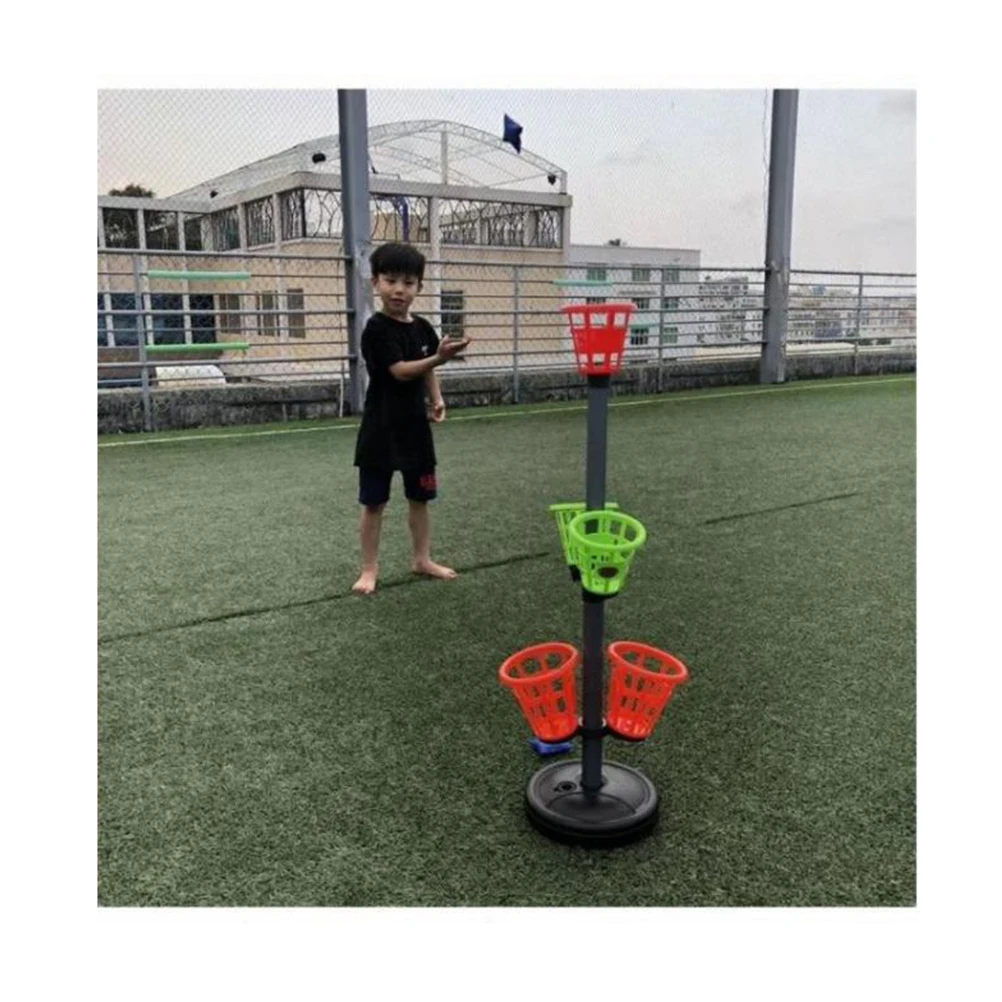 장난감 콩 던지기 가방 바구니 가방 공 어린이를위한 성인 실내 교육 게임 던지기 타겟 홀더 스포츠 장난감