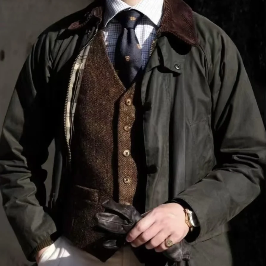 سترة Bedale Oil Wax للرجال والنساء بنفس السترة #3