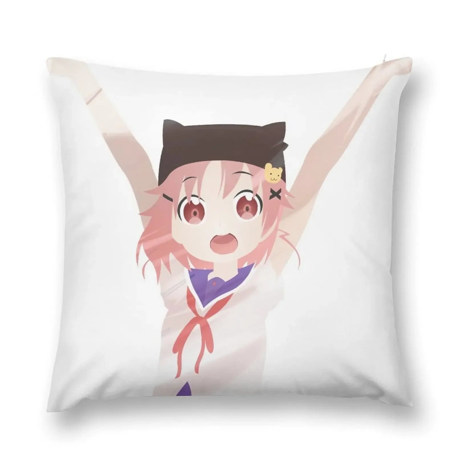 Yuki Takeya (Anime: Gakkougurashi!/School Live!) Throw Pillow Decorative Cushions For Luxury Sofa Custom Cushion pillow