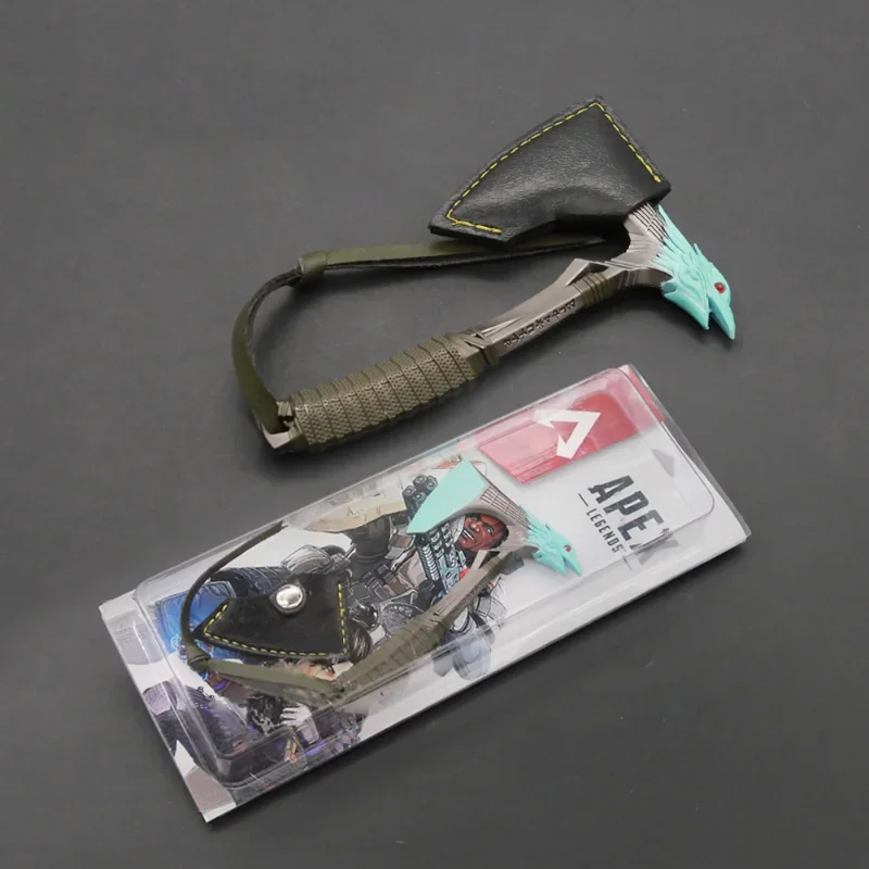 11 centimetri Apex Legends Heirloom Arma Bloodhound Luminoso Corvo Morso Gioco Arma Modello Katana Spada Ascia Portachiavi Kid Ragazzo Regali Giocattoli