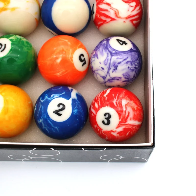 

Бильярдные шары 2-1/4 дюйма, мраморный дизайн, размер шара для бассейна 57,2 мм
