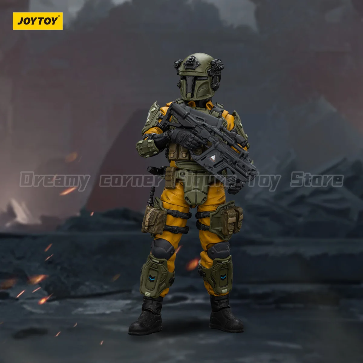 【มีสินค้าในสต็อก】JOYTOY Stellar Scar Assault Team Darksilicon Firesulfur Gravelgold Titanite Ghostmanganese ฟิกเกอร์แอคชั่น 1/18