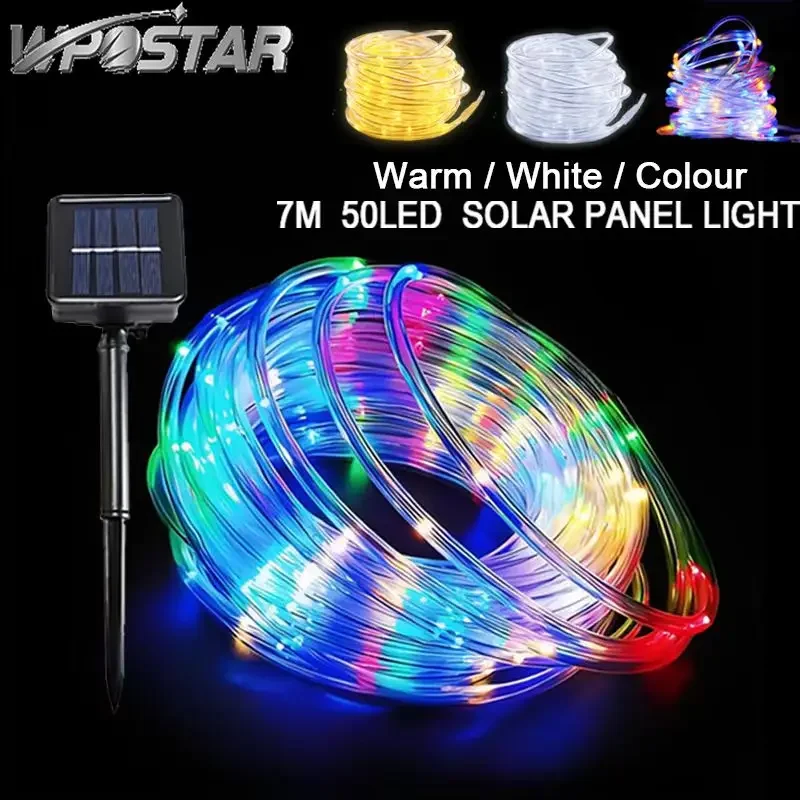 

Outdoor Solar Rope Light Waterproof Garden Christmas Decoration 32m/22m/12m/7m Xmas Garland Tube String Light Fairy Strip Luces
