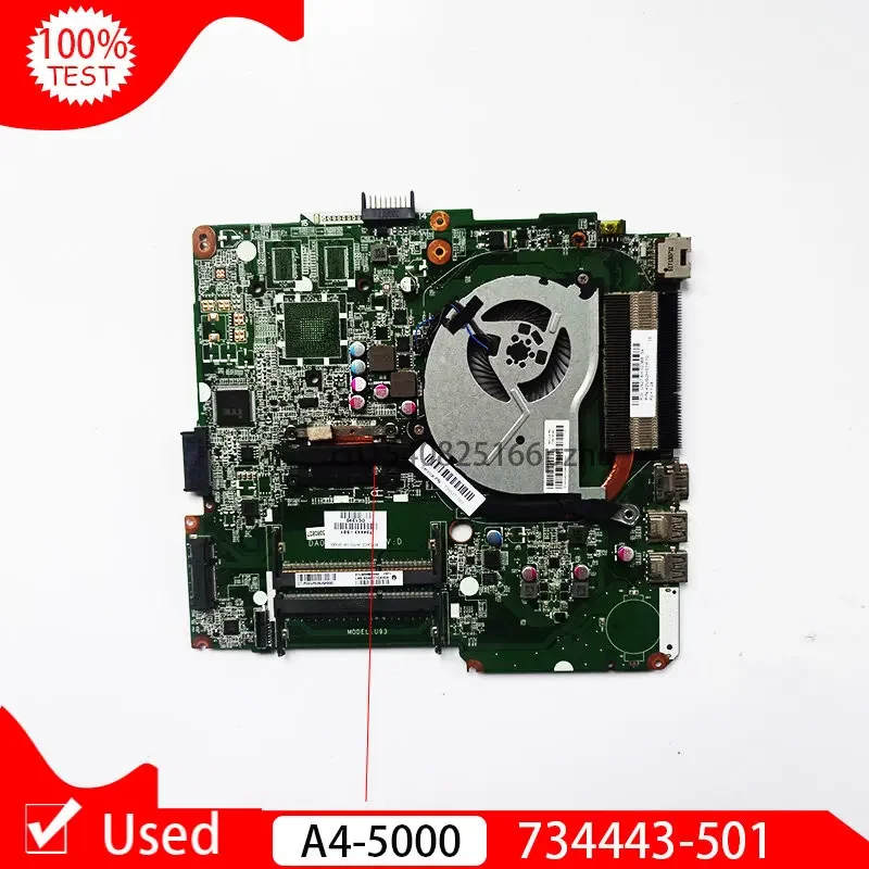 

Used 734443-001 734443-501 For HP PAVILION 14Z-N 14-N Laptop Motherboard A4-5000 U93 DA0U93MB6D0 Main Board