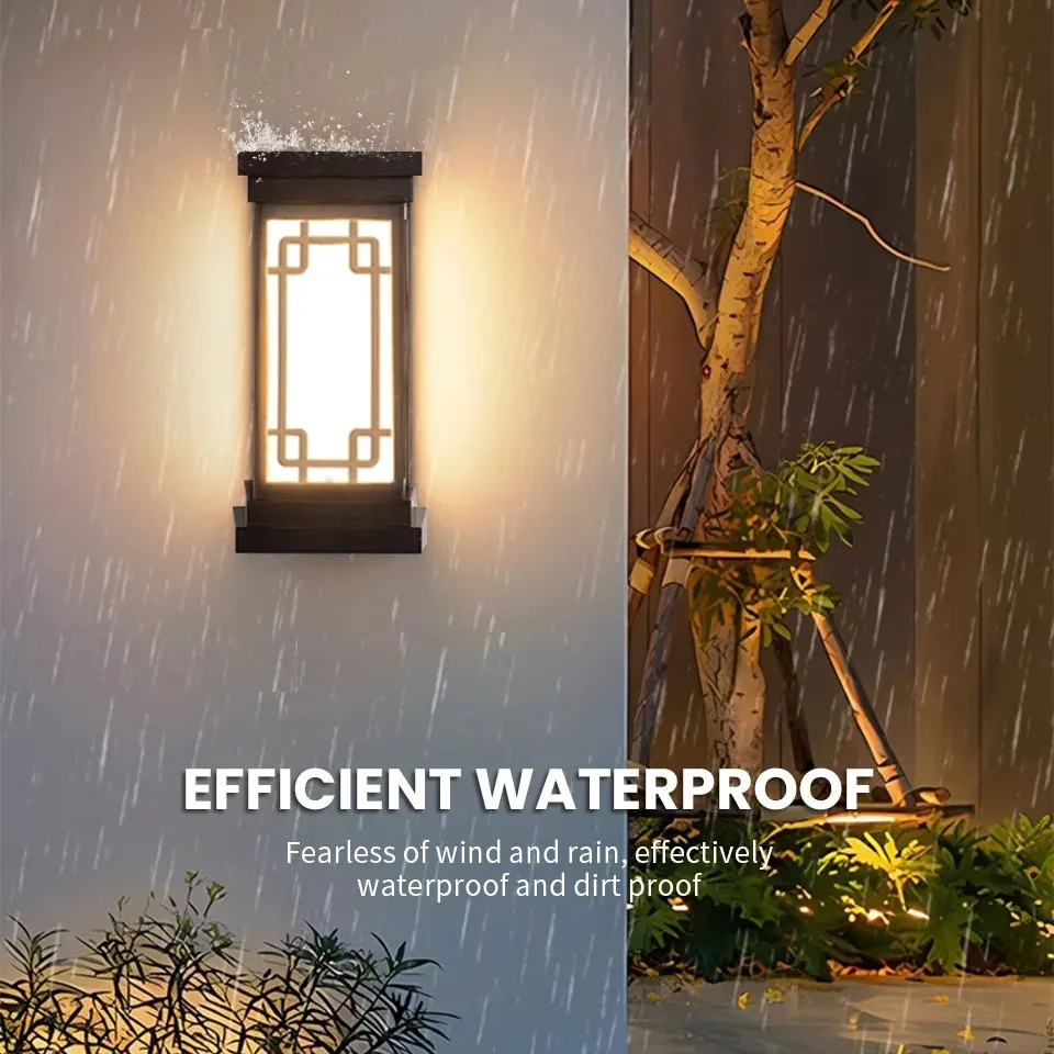 محس حركة وحدة إضاءة LED جداريّة ضوء 16 واط داخلي وخارجي مقاوم للماء IP66 الشرفة الجدار مصباح المنزل الشمعدان إضاءة ديكورية