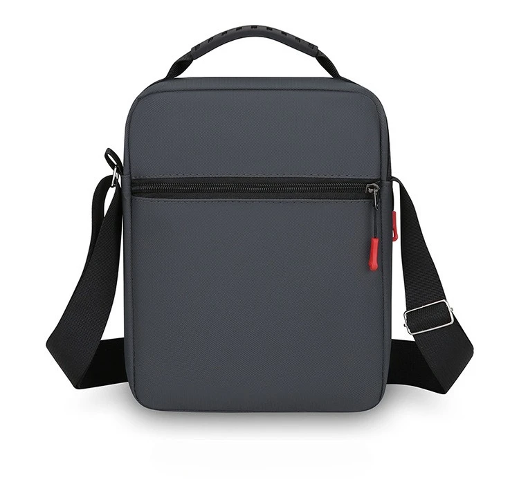 Neue Herren-Umhängetasche, schlichte Schultertasche, lässige, geräumige Tasche für den täglichen Gebrauch, atmungsaktive Reisetasche für Herren. – Detail 27