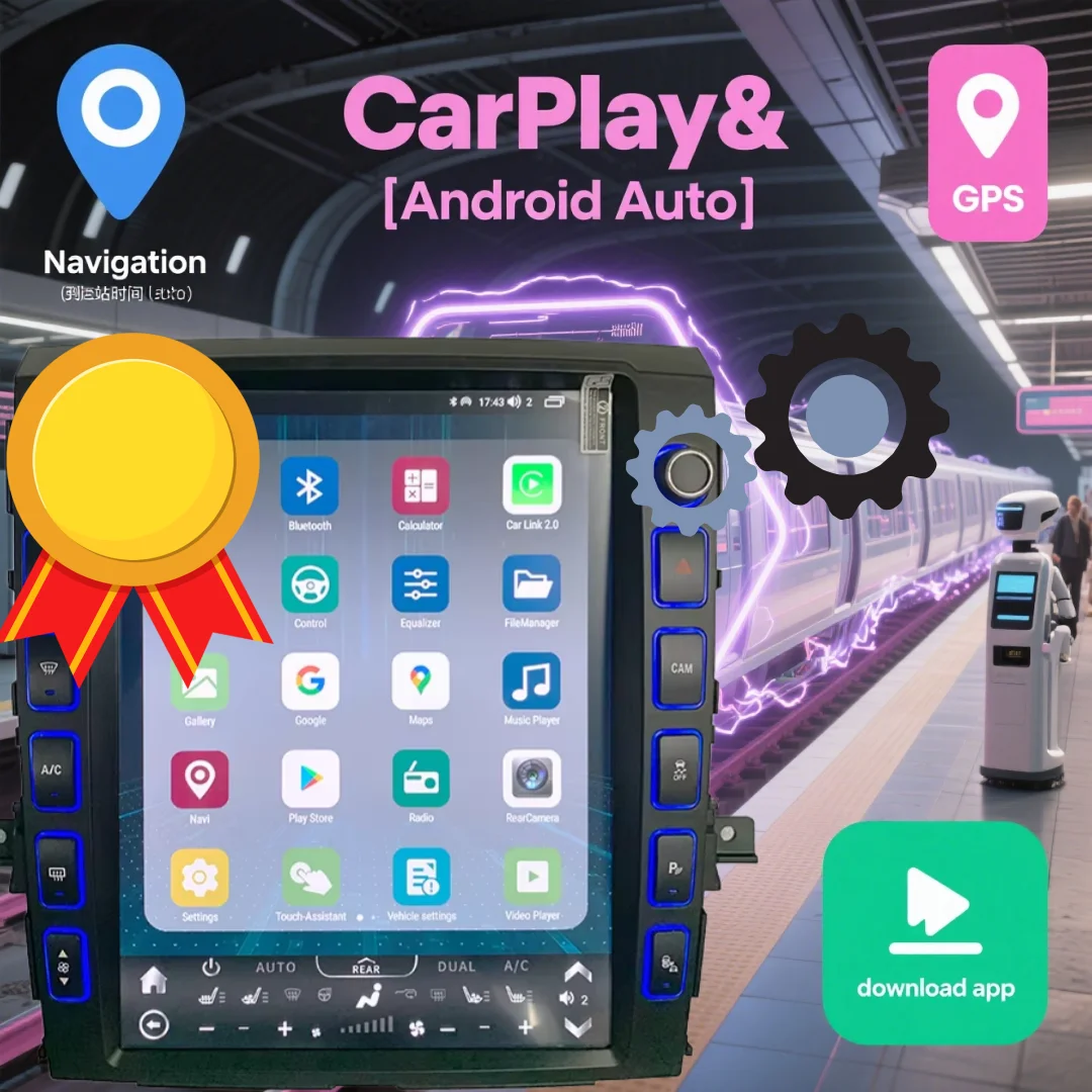 Android For Nissan Titan 2016-2018 Carplay  Multimedia Video Player Stereo Navi Head Unit Car Wireless Carplay Touch Screen Radi