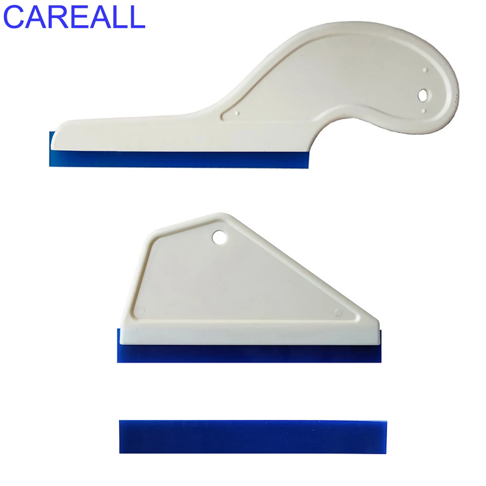 CAREALL Car Window Tint Film Water Wiper Scraper Bubble Remover Glass Cleaning Tool Windshield Rubber Squeegee Blade Snow Shovel