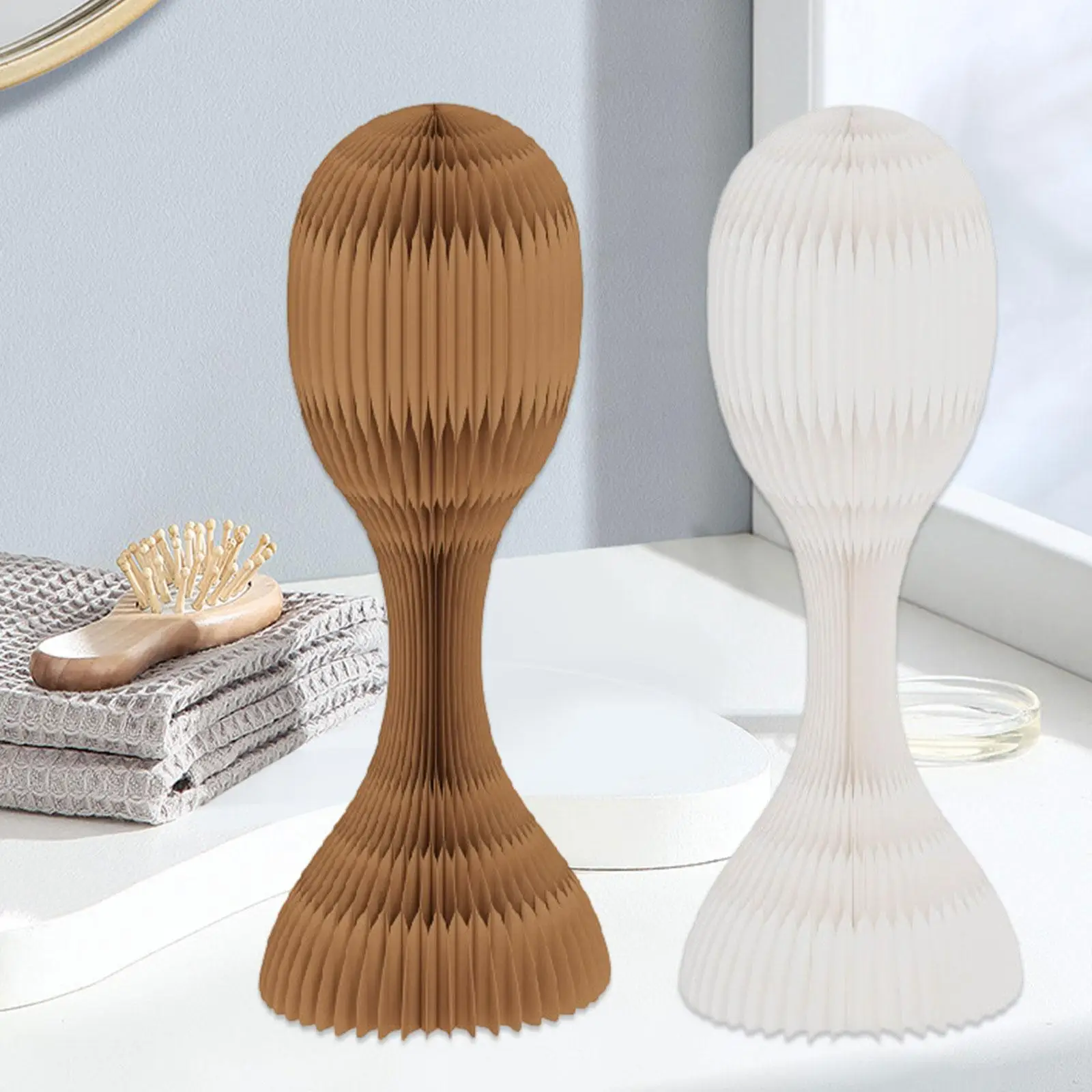 

Hat Display Stand Holder Portable Mannequin Head for Salon Scarves Jewellery