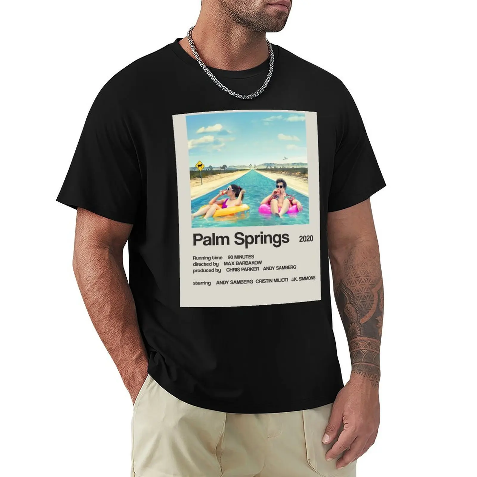 Palm Springs 2020 - Andy Samberg Movie Poster Design T-Shirt Lightweight Hiking T-Shirt