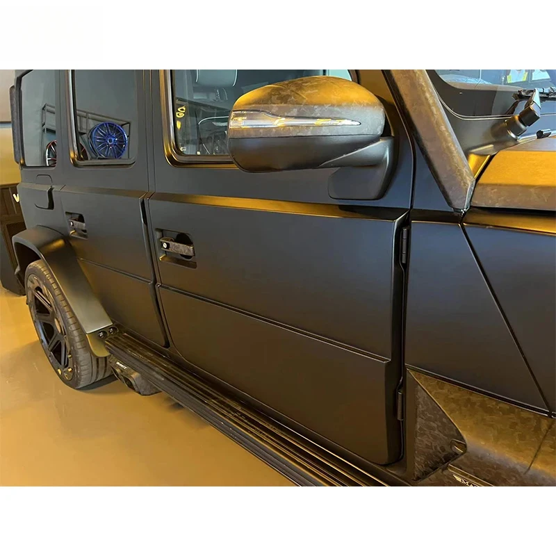 Premium Car Accsori MSY P Style Dry Carbon Fiber Body Kit Bumpers Hood Spoiler G Class W4 WA G G0 Durle 2