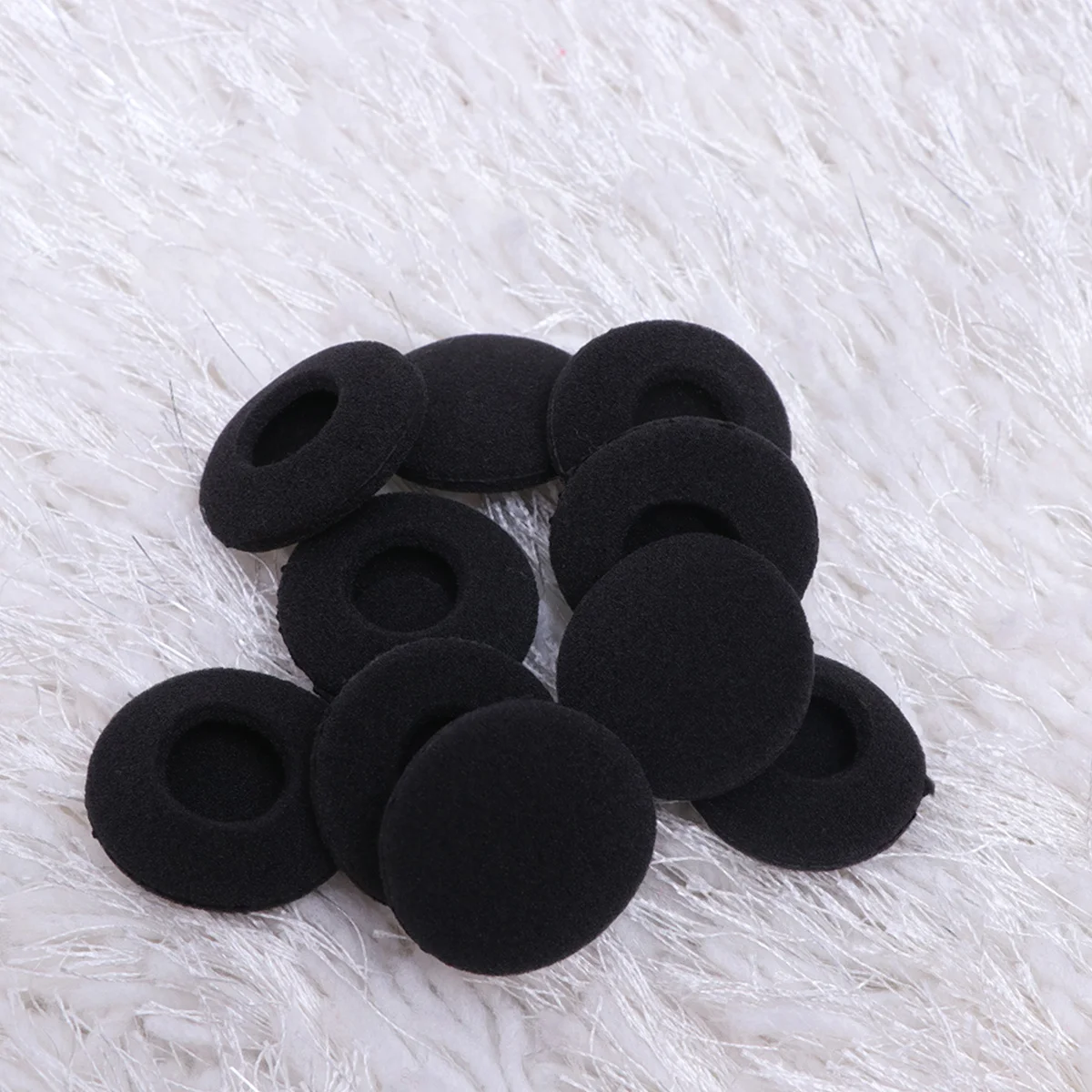 

10Pcs Headphone Protector Covers 3.5cm Thick Sponge Ear Pads Replacement for Various Headsets Comfortable Sound Isolation