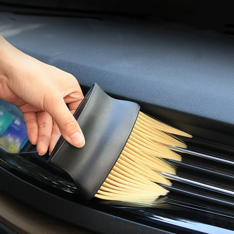 

Car Cleaning Brush Conditioner Air Outlet Interior Multifunction Cleaning Brush Car Soft Brush Crevice Dust Removal Brush Tools