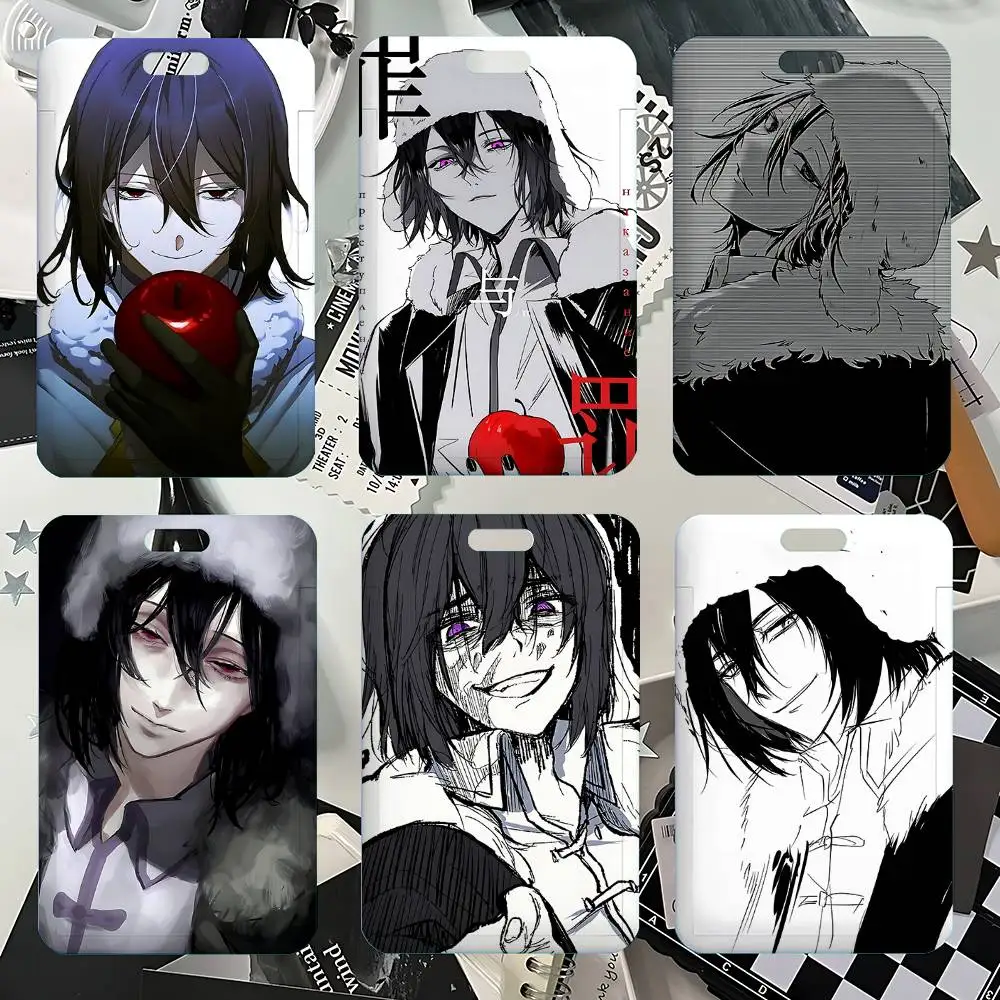 

B-Bungo S-Stray Dogs F-Fyodor Dostoevsky NFC Contactless Sliding Card Sleeve For Student Cards, Bus Cards, ID Cards, And Work