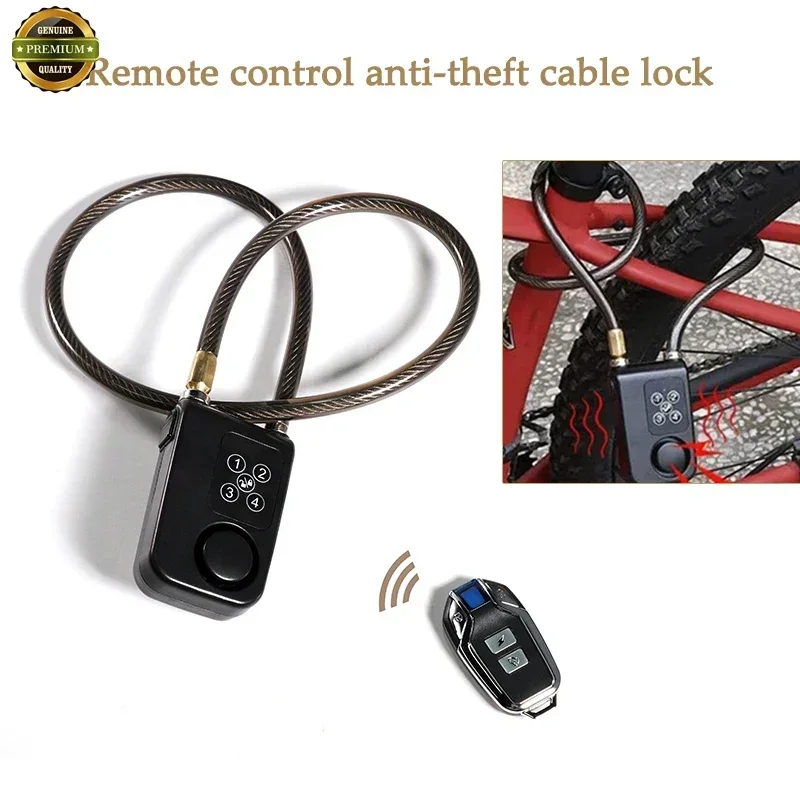 Original brand new！High Quality Four-digit Passwords APP Control Blue Electric Lock Smart Alarm Lock for Bike Scooter